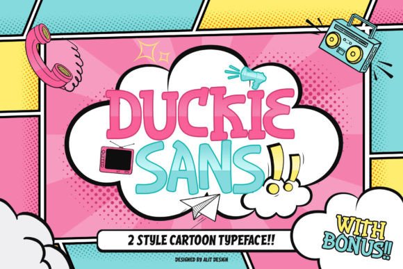 Duckie Sans: The Cheerful Display Typeface for Modern Publishing
