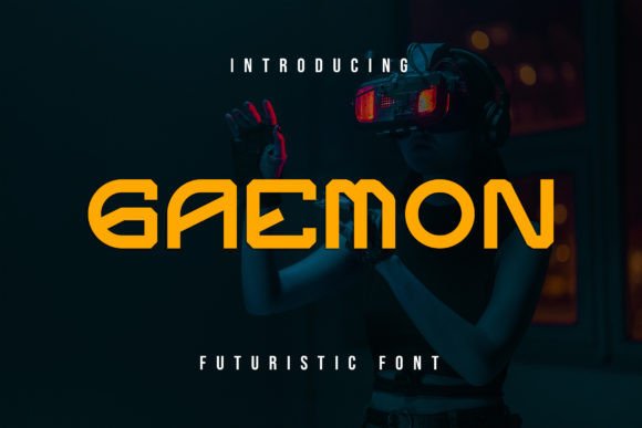 Gaemon: A Futuristic Display Font with Editorial Warmth