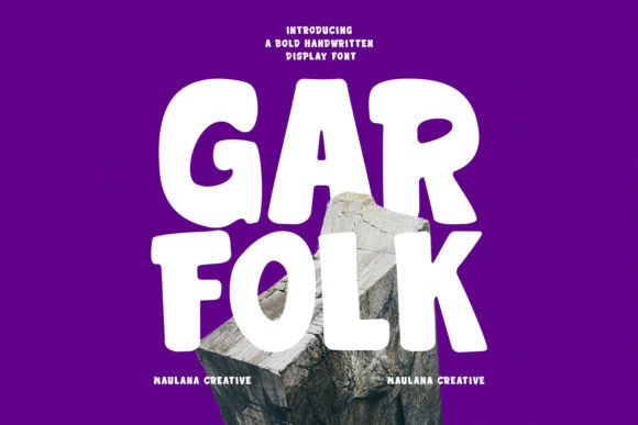 Garfolk Handwritten Font Brings Joy to the Screen