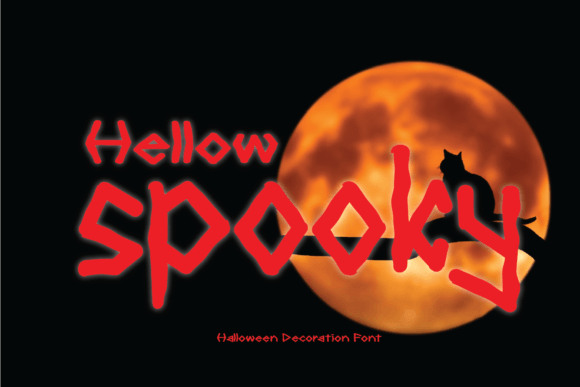 Hellow Spooky: A Thoughtful Display Font for Editorial Halloween Moments