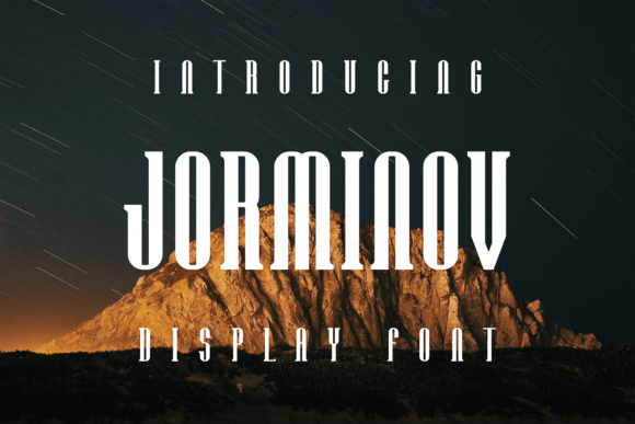 Jorminov: A Modern Display Font That Commands Attention