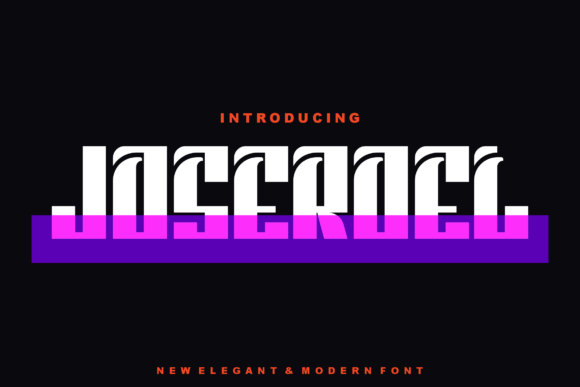 Joseroel: A Display Font with Unmistakable Editorial Charm