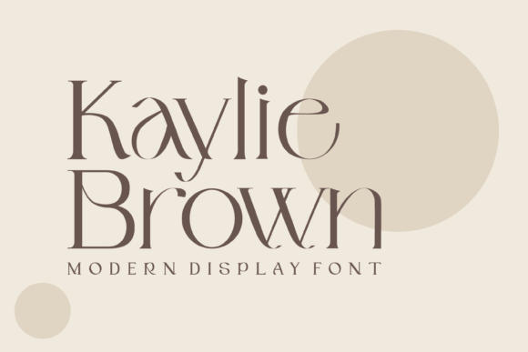 Kaylie Brown: A Display Font That Elevates Branding