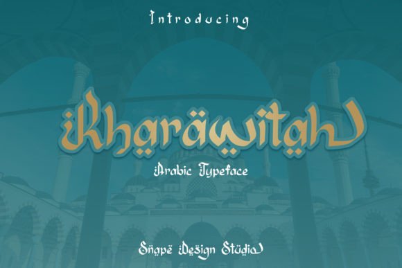 Kharawitah: A Display Font for Elegant Arabic-Inspired Web Design