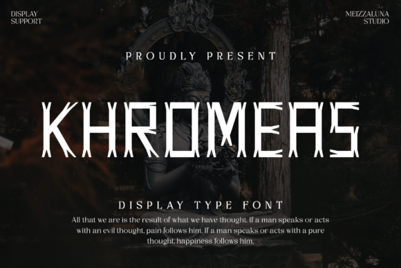 Khromeas: A Display Font That Gives Small Brands Big Personality