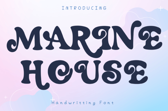 Marine House: A Whimsical Display Typeface for Makers