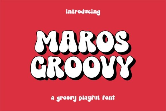 Maros Groovy: The Playful Display Font for Campaigns