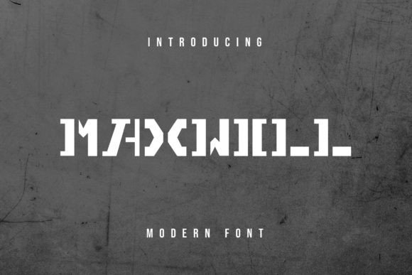 Maxwill Display Font for Handmade & Printable Creations