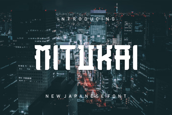 Mitukai: A Japanese-Inspired Display Font for Digital Branding