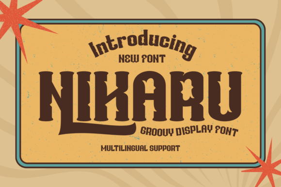 Nikaru: A Retro-Modern Display Font for Editorial Design