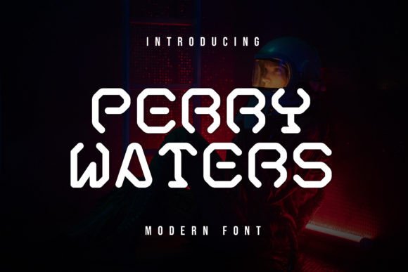 Perrywaters: A Sharp Modern Font for Creative Makers