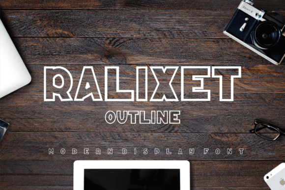Ralixet Outline: A Quirky Display Font for Bold Branding