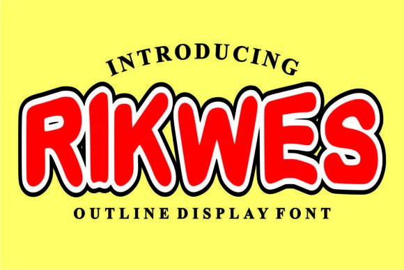 Rikwes: The Playful Display Font That Makes Branding Fun