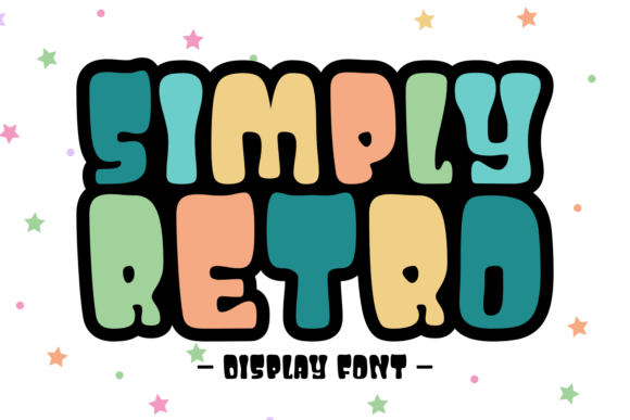 Simply Retro: A Playful Display Font for Editorial Design