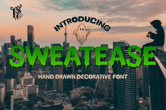 Sweatease: The Spooky Display Typeface for Publishing