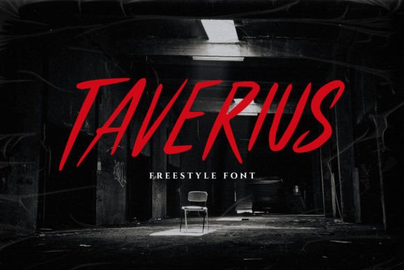 Taverius: A Modern Display Font for Confident Digital Branding